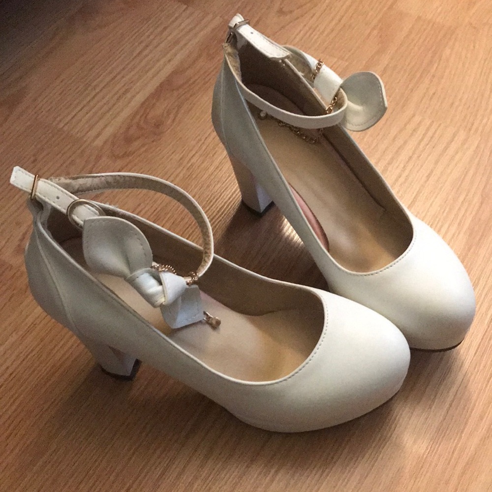 White heels
